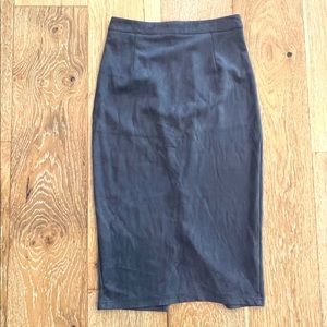 SUEDE MIDI Skirt